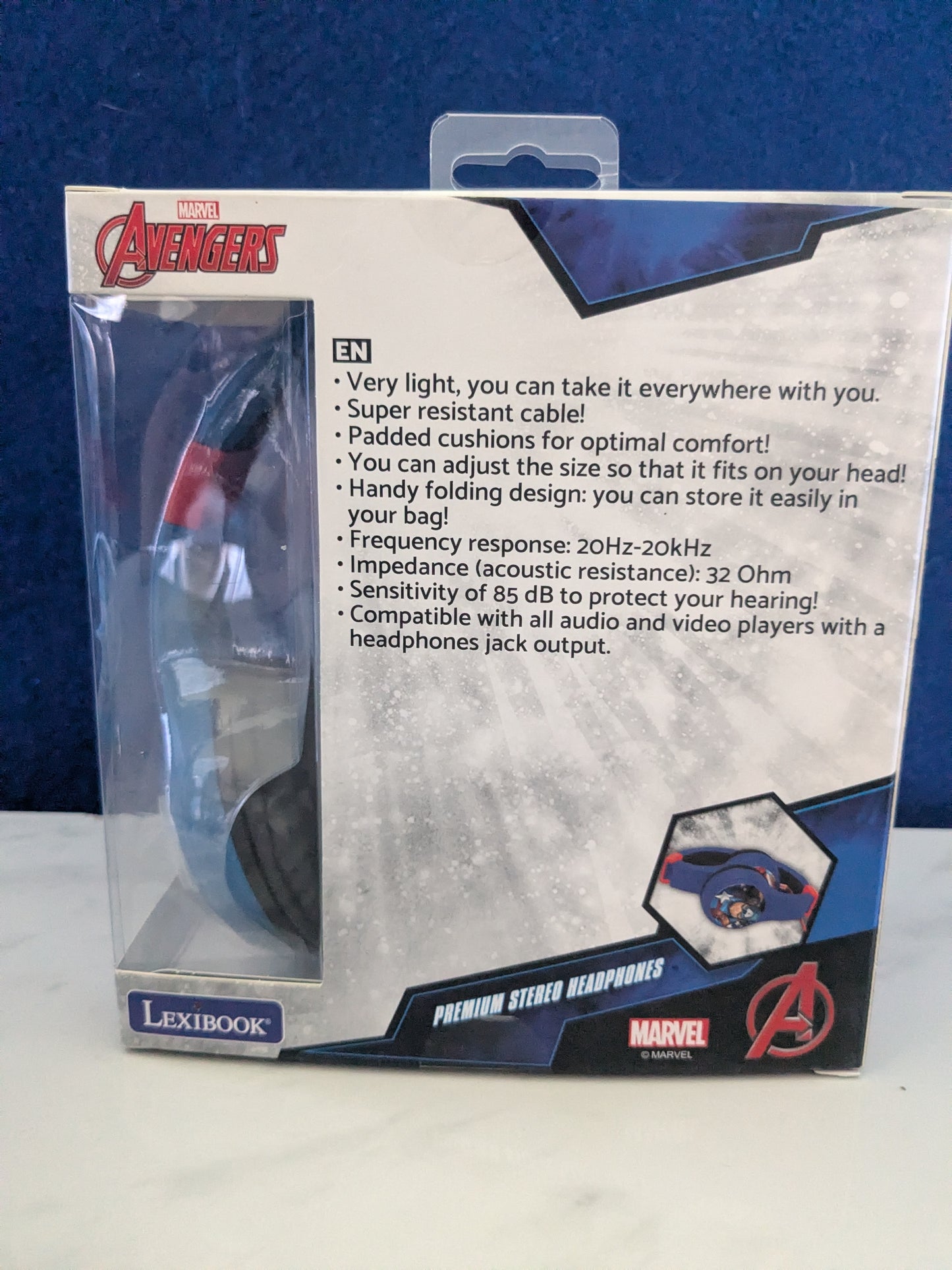 Lexibook Marvel Avengers Premium Stereo Headphones