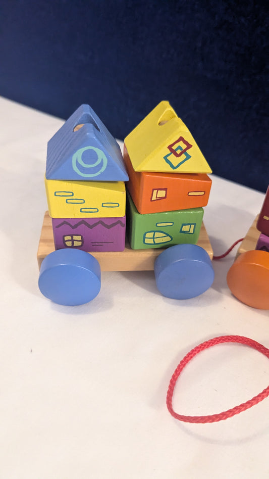 Chad Valley Wooden Stacking Train