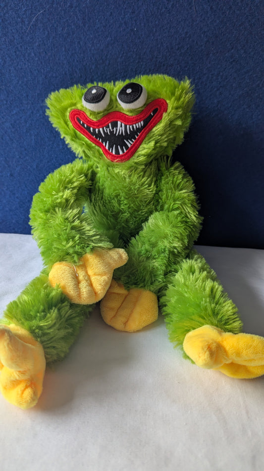 Green Huggy Wuggy Plush from Poppy Playtime