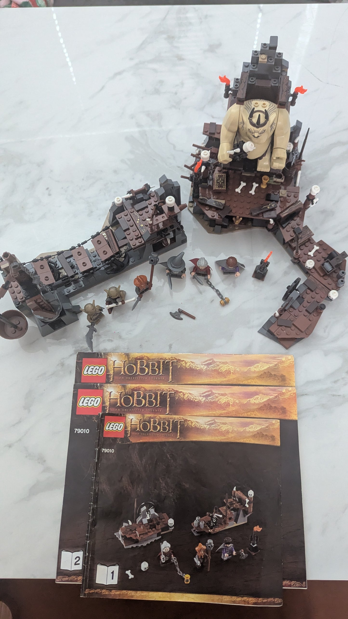 Lego The Hobbit 79010 The Goblin King Battle Set