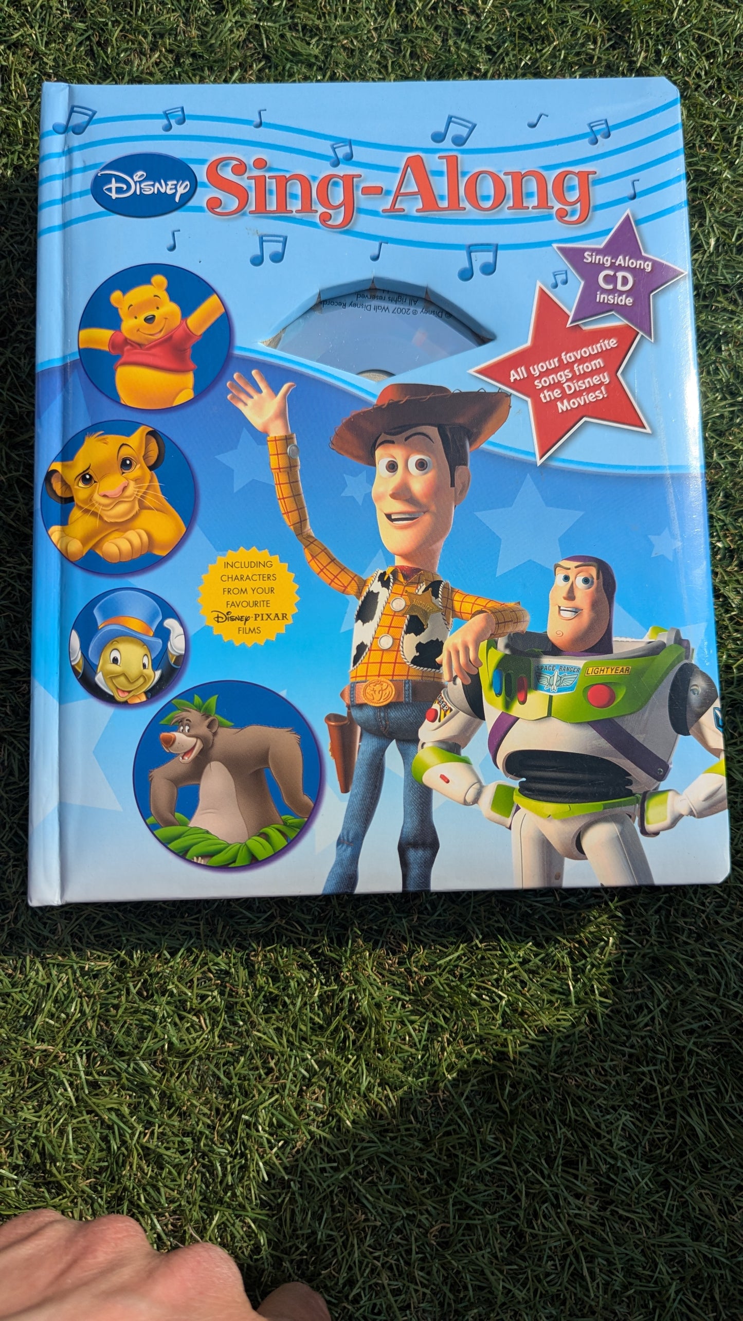 Disney sing along cd and book