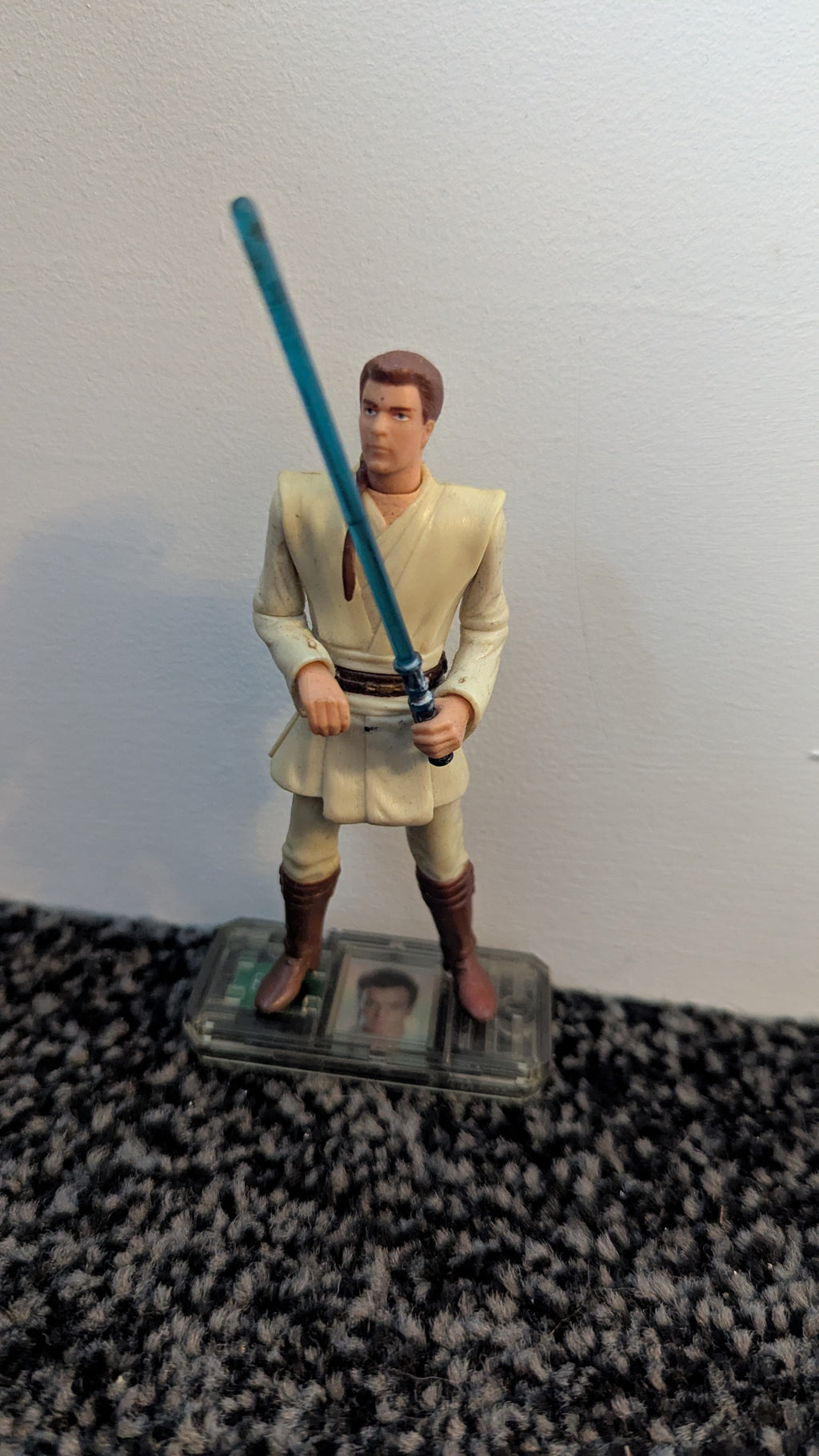 Star Wars Episode 1 Obi-Wan Kenobi (Jedi Duel) 3.5" Action Figure with CommTalk Chip
