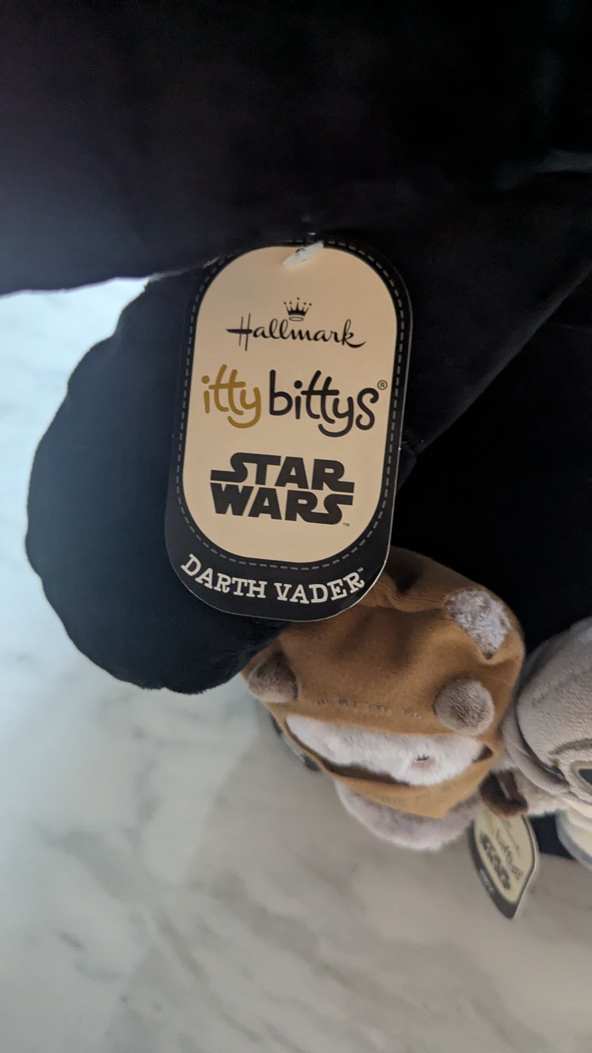 Hallmark Itty Bittys 24 " Jumbo Darth Vader Plush complete with 9 mini plushes