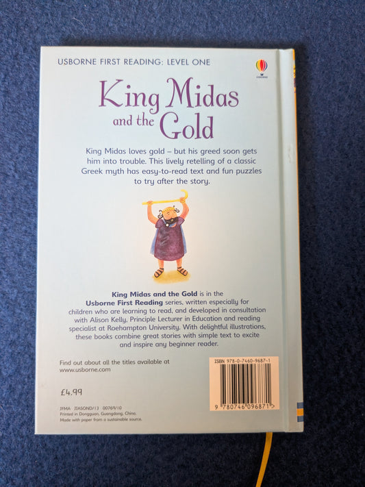 Usbourne First Reading King Midas and the Gold