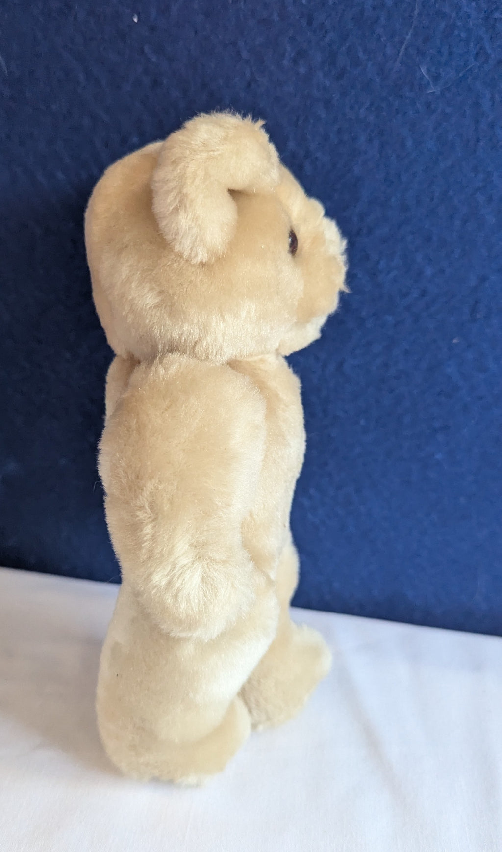 Vintage Beige 8" Teddy Bear Plush with Articulated Joints