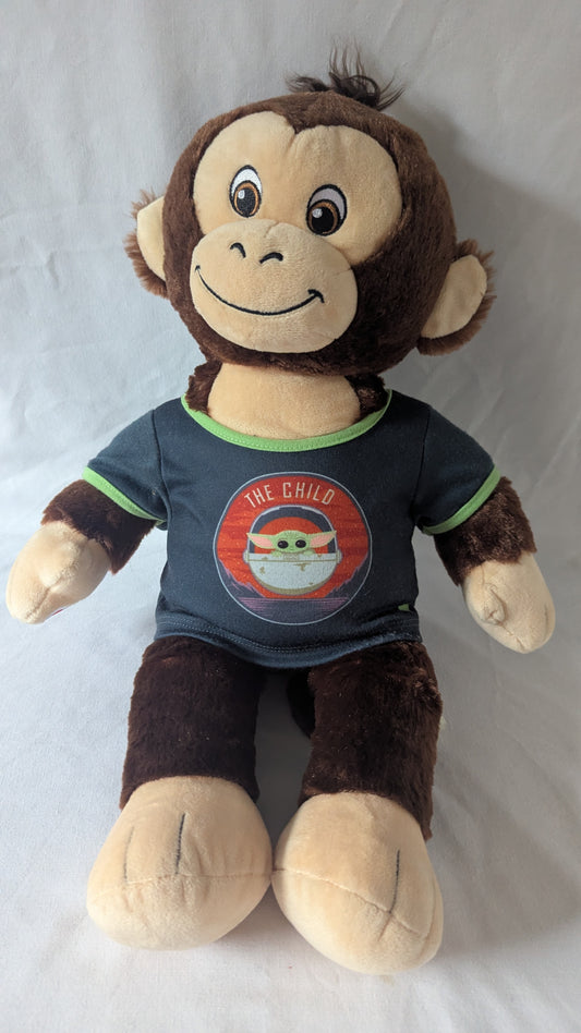 Smiley Monkey with Star Wars 'The Child' T-Shirt 16" Plush