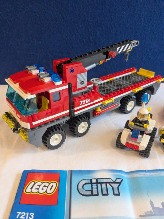 Lego City 7213 Off Road Fire Truck & Fire Boat