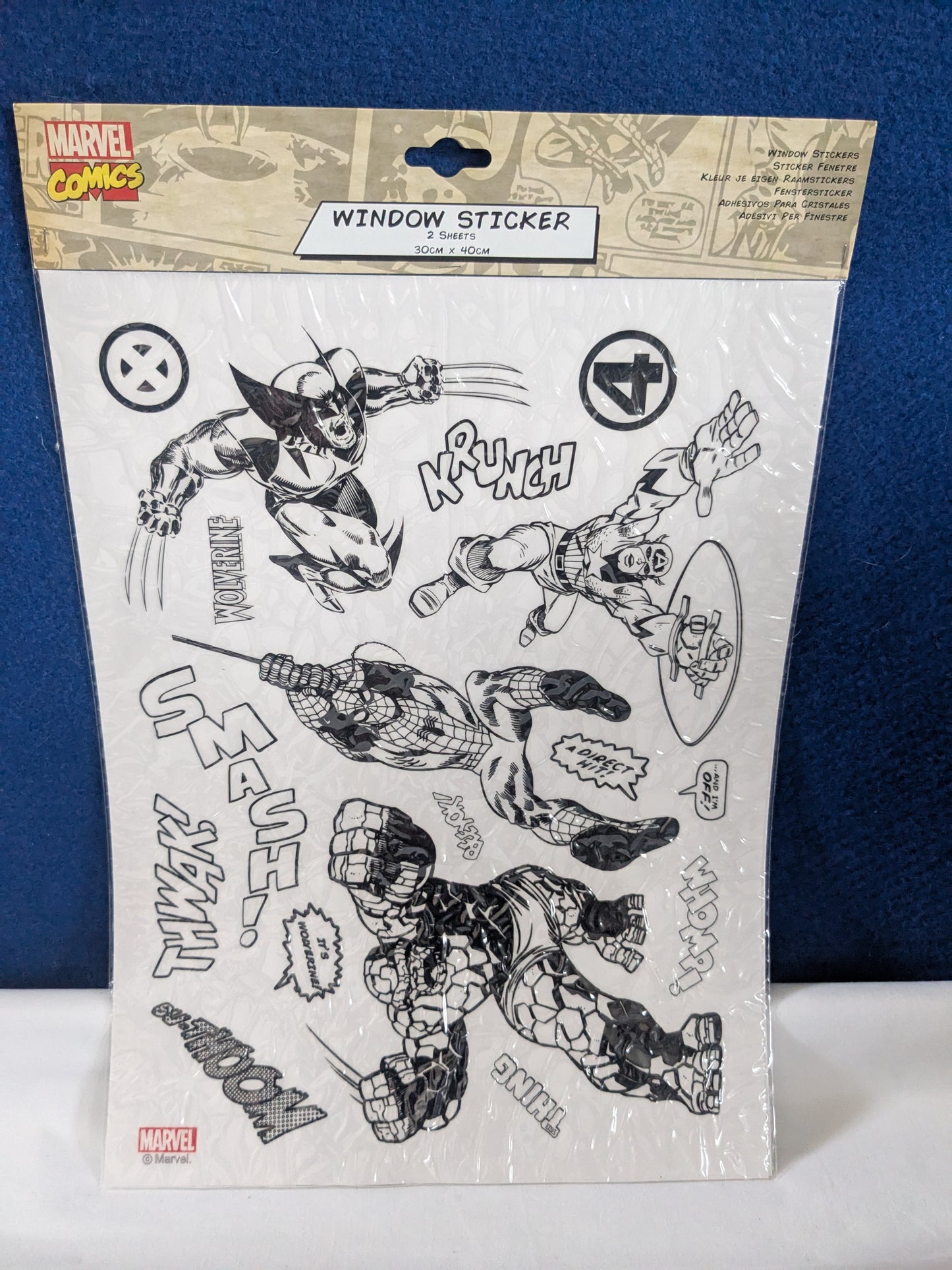 Marvel Comics Window Stickers 30 x 40cm