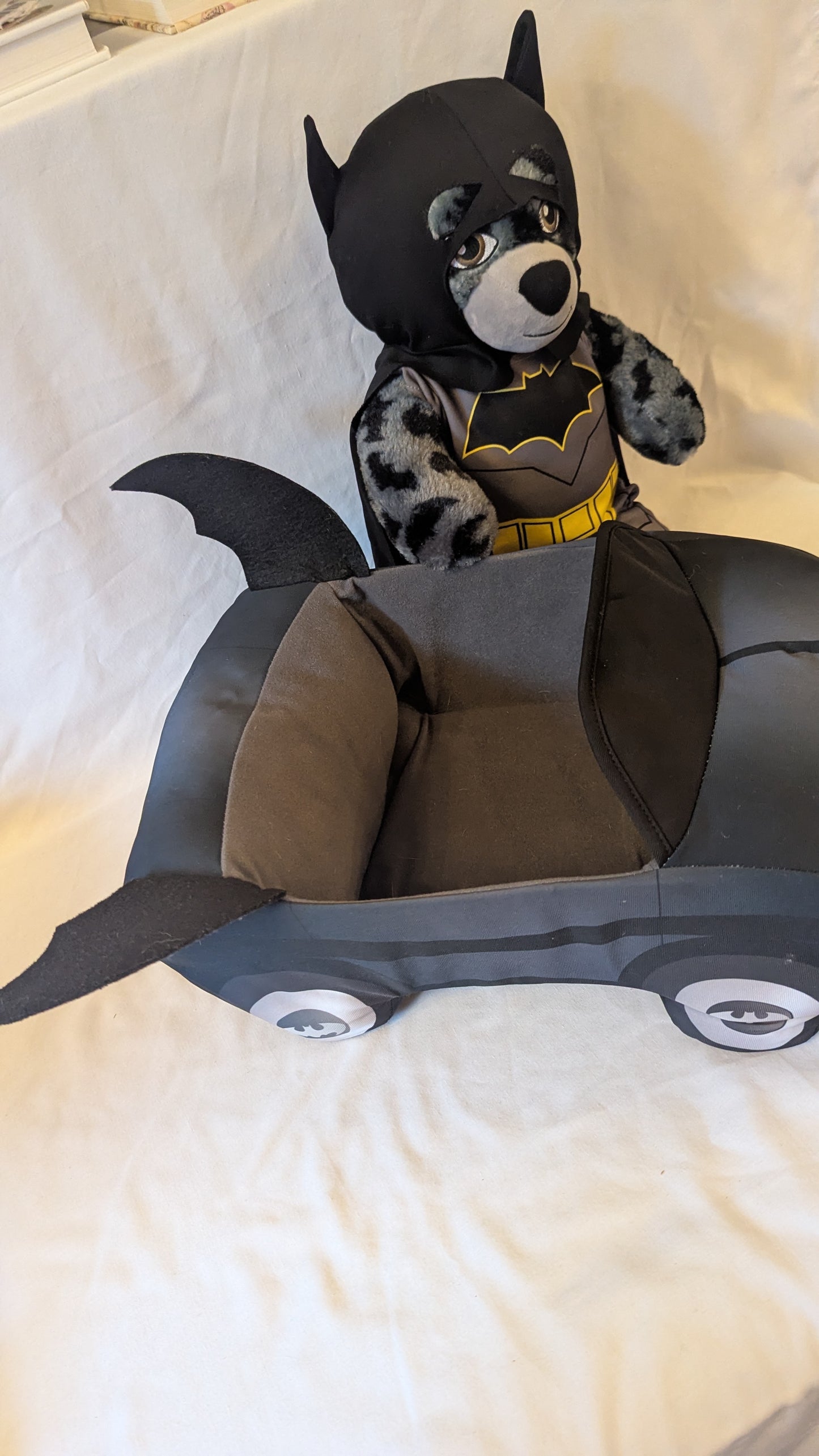 Batman 16" Plush with Batmobile