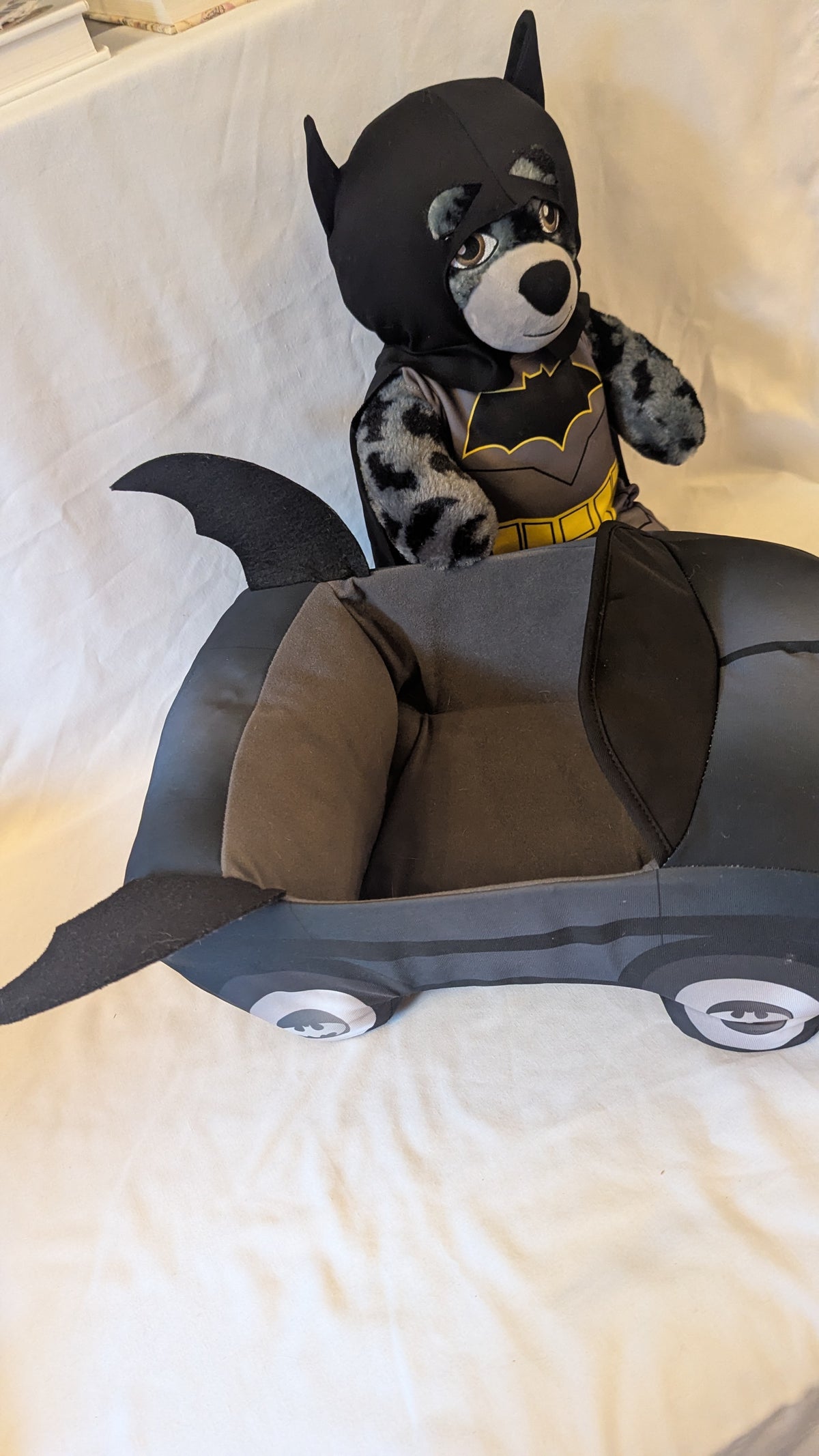Batman 16" Plush with Batmobile