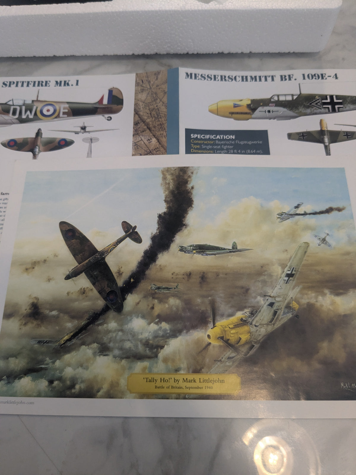 Supermarine Spitfire Mk.1 & Messerschmitt BF.109E-4