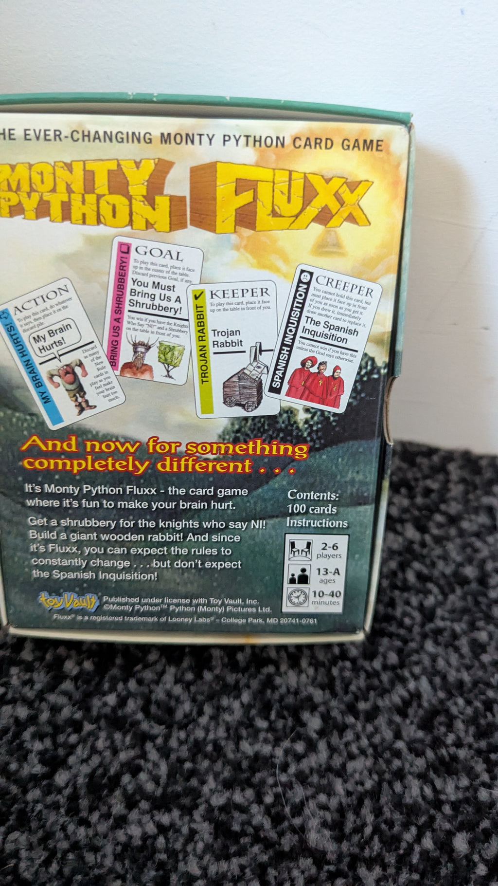 Monty Python Fluxx Card Game