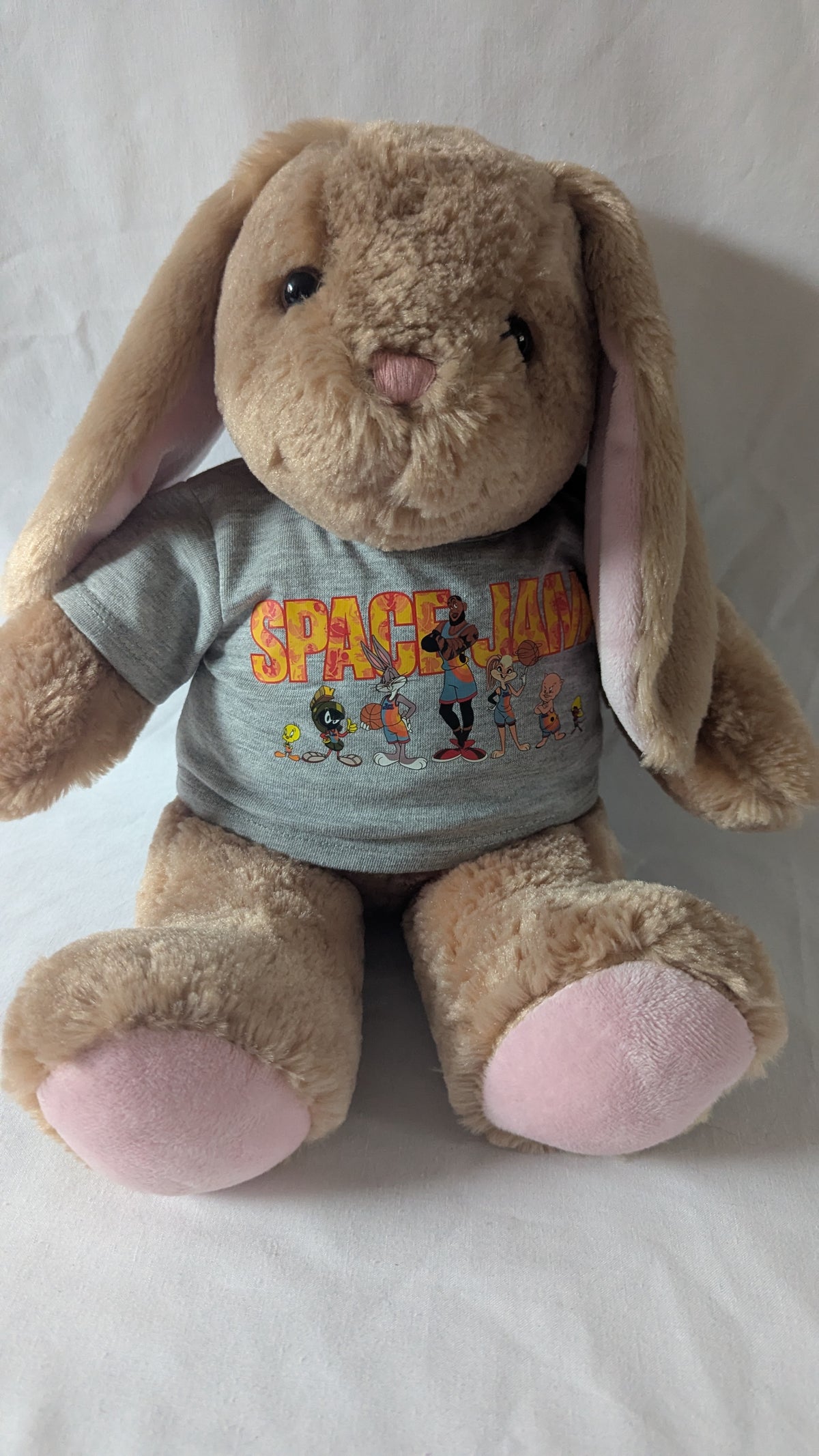 Pawlette Bunny with Space Jam T-Shirt 16" Plush
