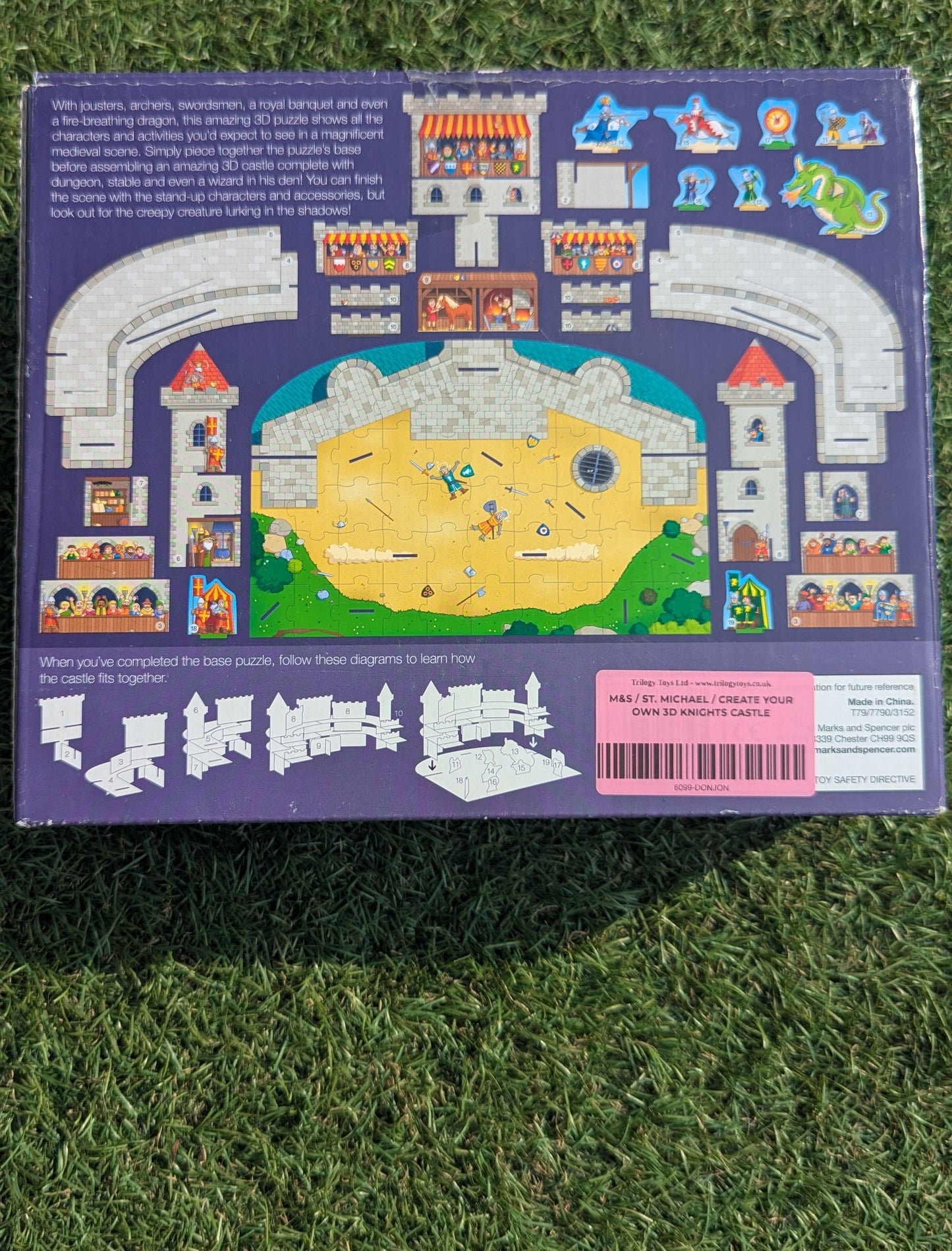 Create your own 3D knights castle