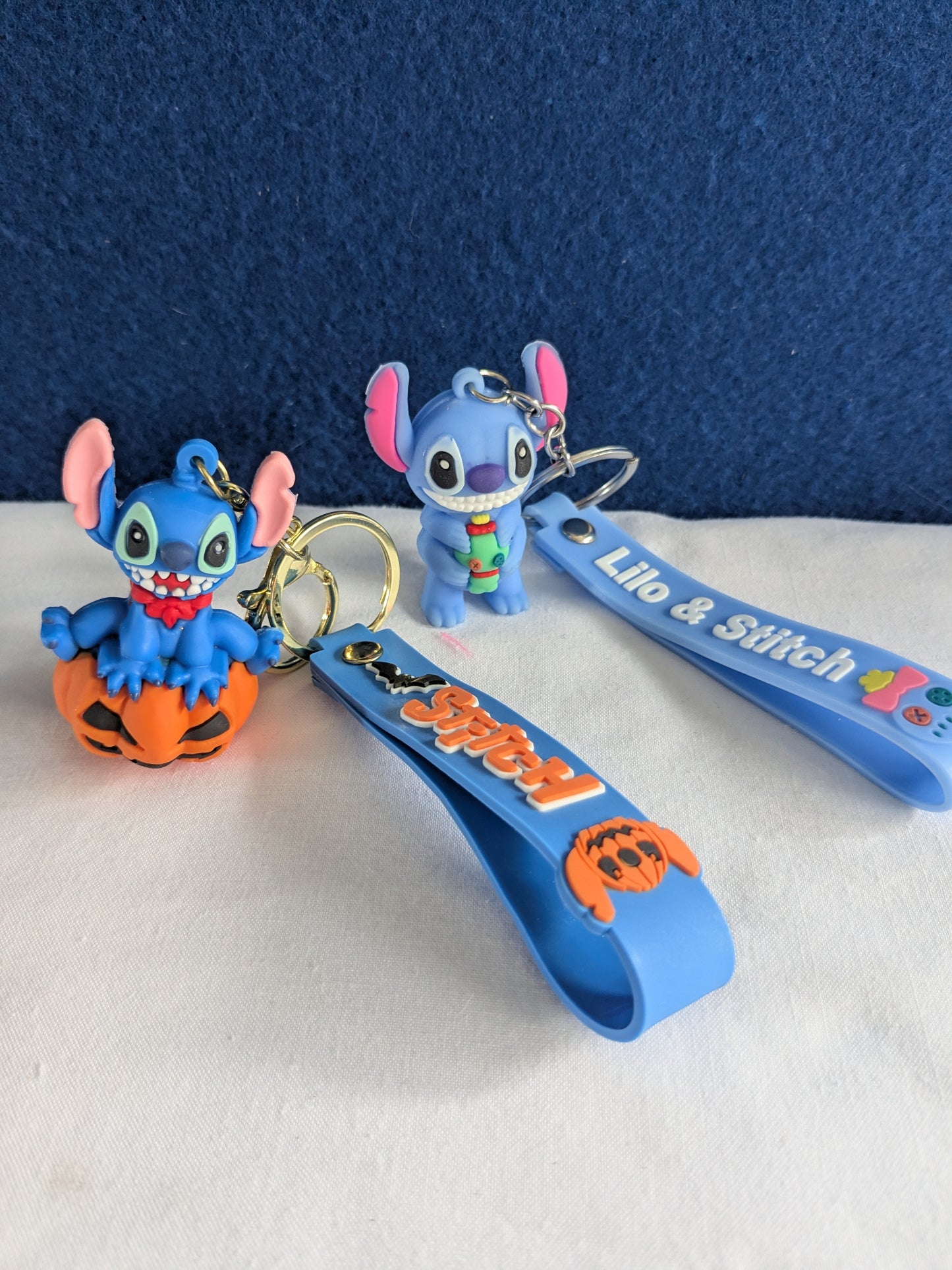 Chunky 3D Character Keyrings-2 Stitch