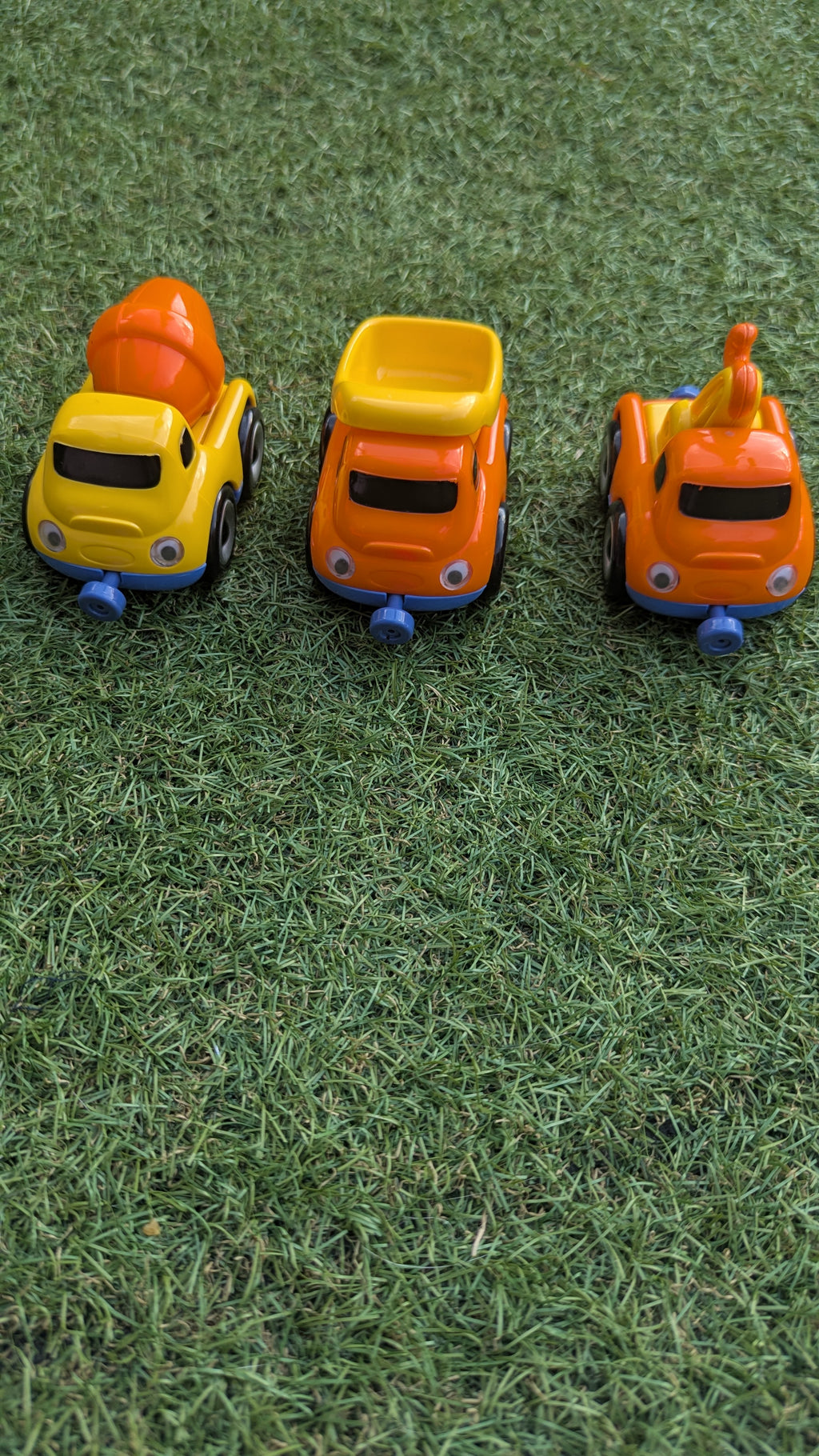 Trio of Plastic Magnetic Vehicles