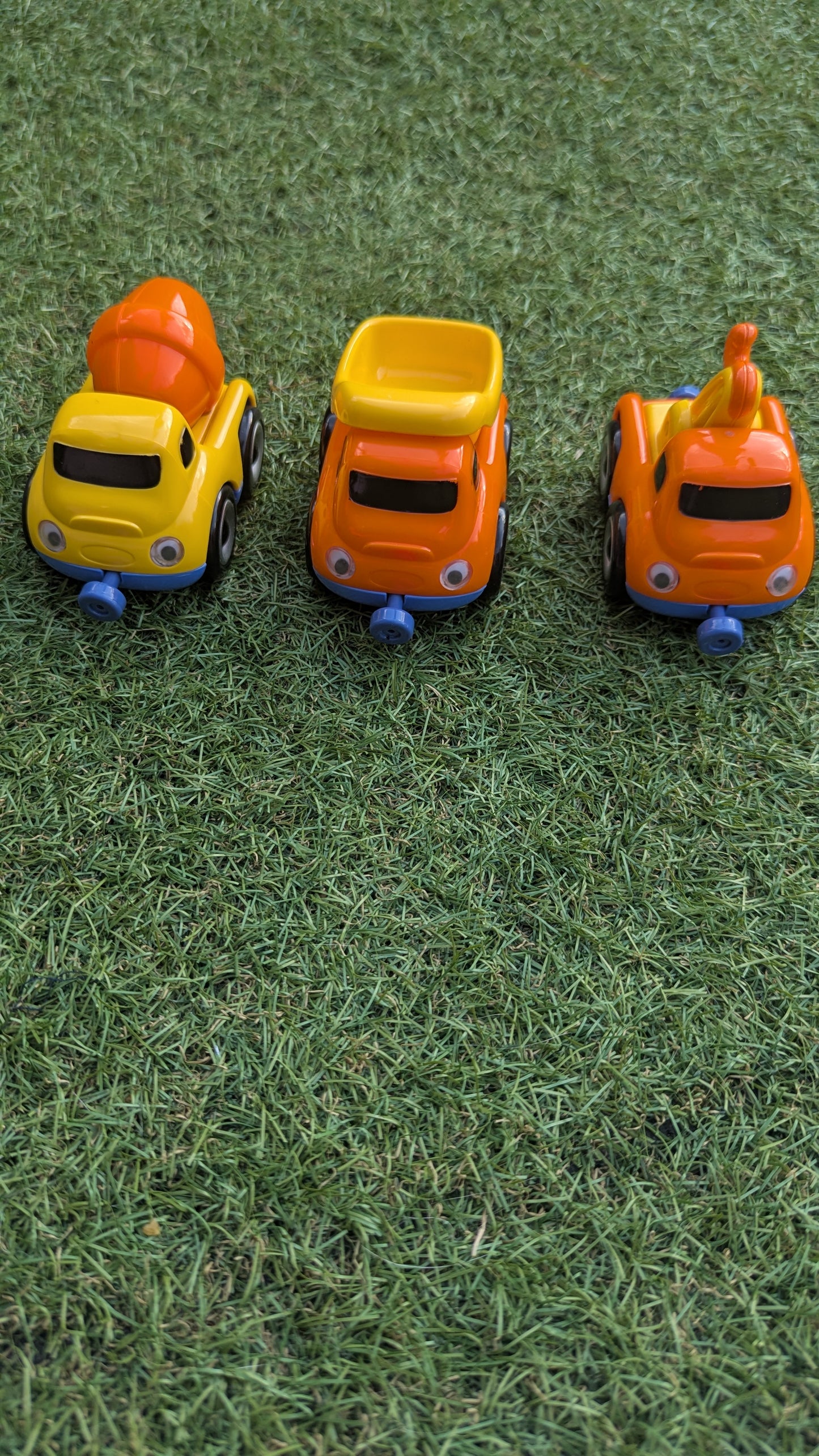 Trio of Plastic Magnetic Vehicles