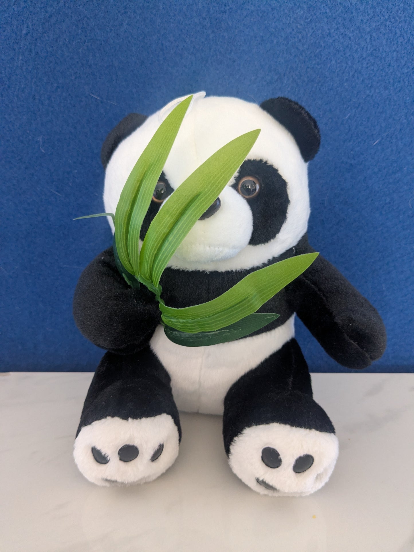 Panda With Bamboo Plush 10"