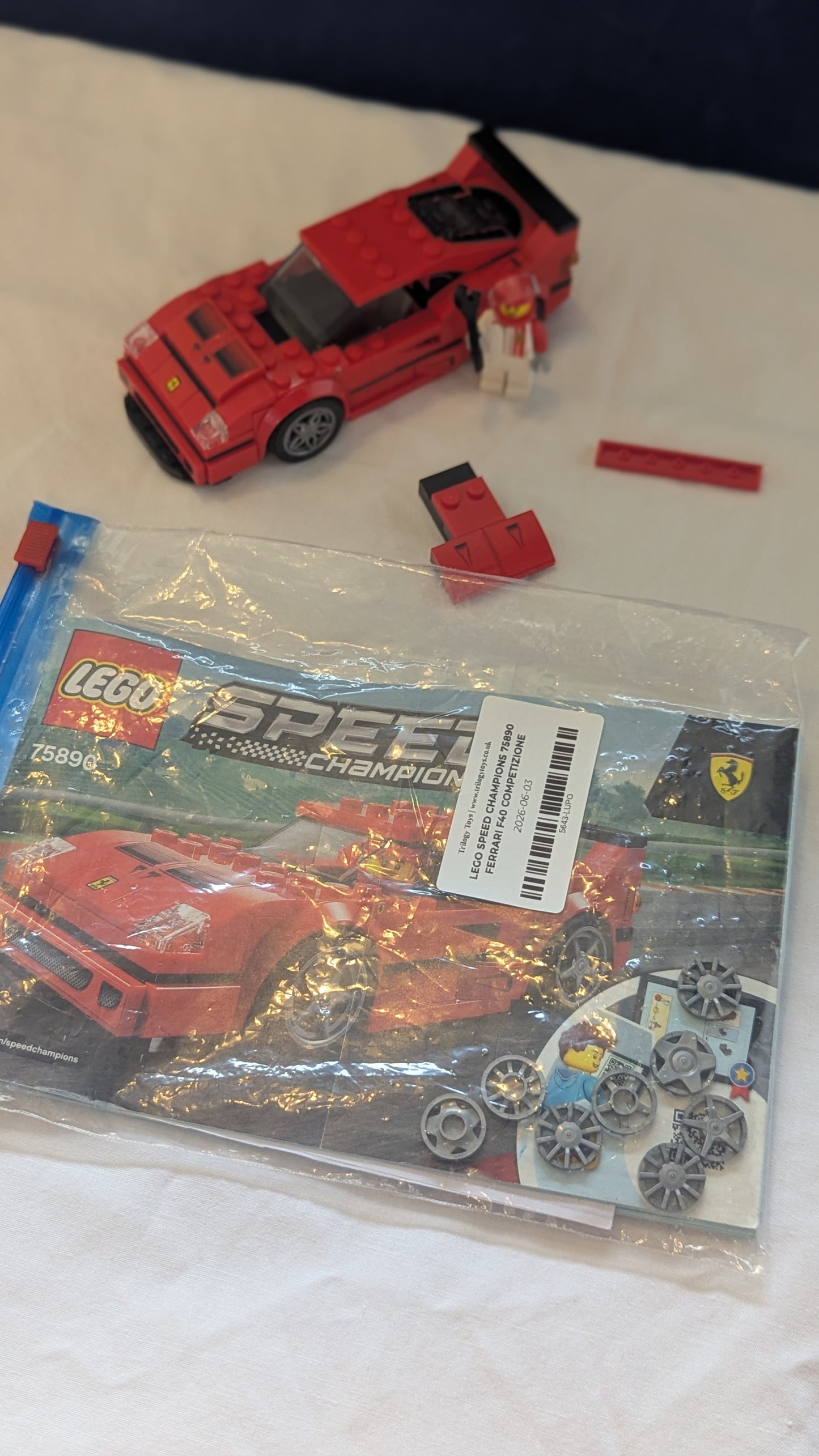 Lego Speed Champions 75890 Ferrari F40 Competizione