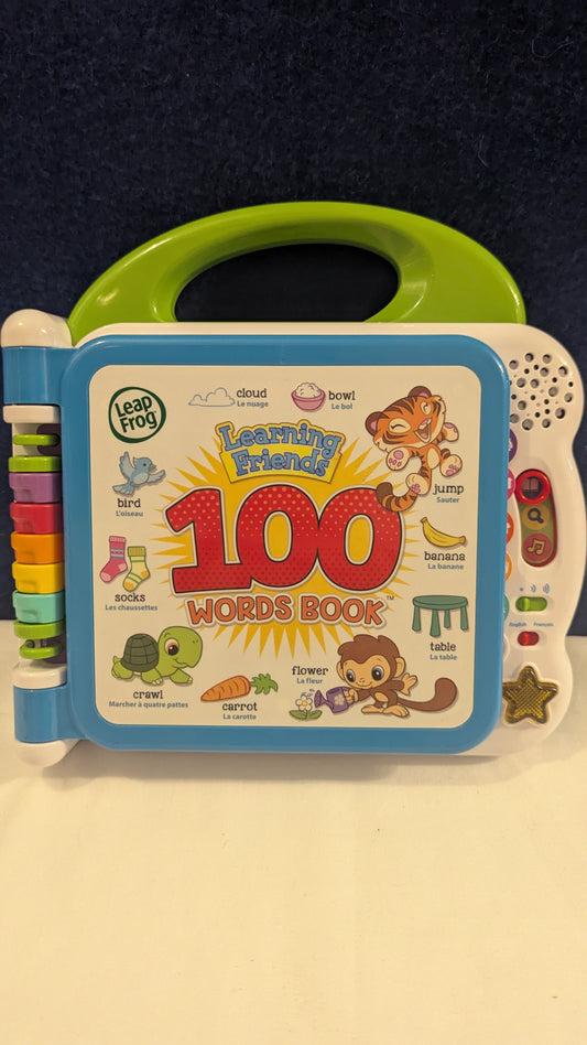 Leap Frog learning friends 100 words electronic book