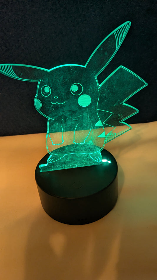 Pokemon Pikachu 3D LED night light
