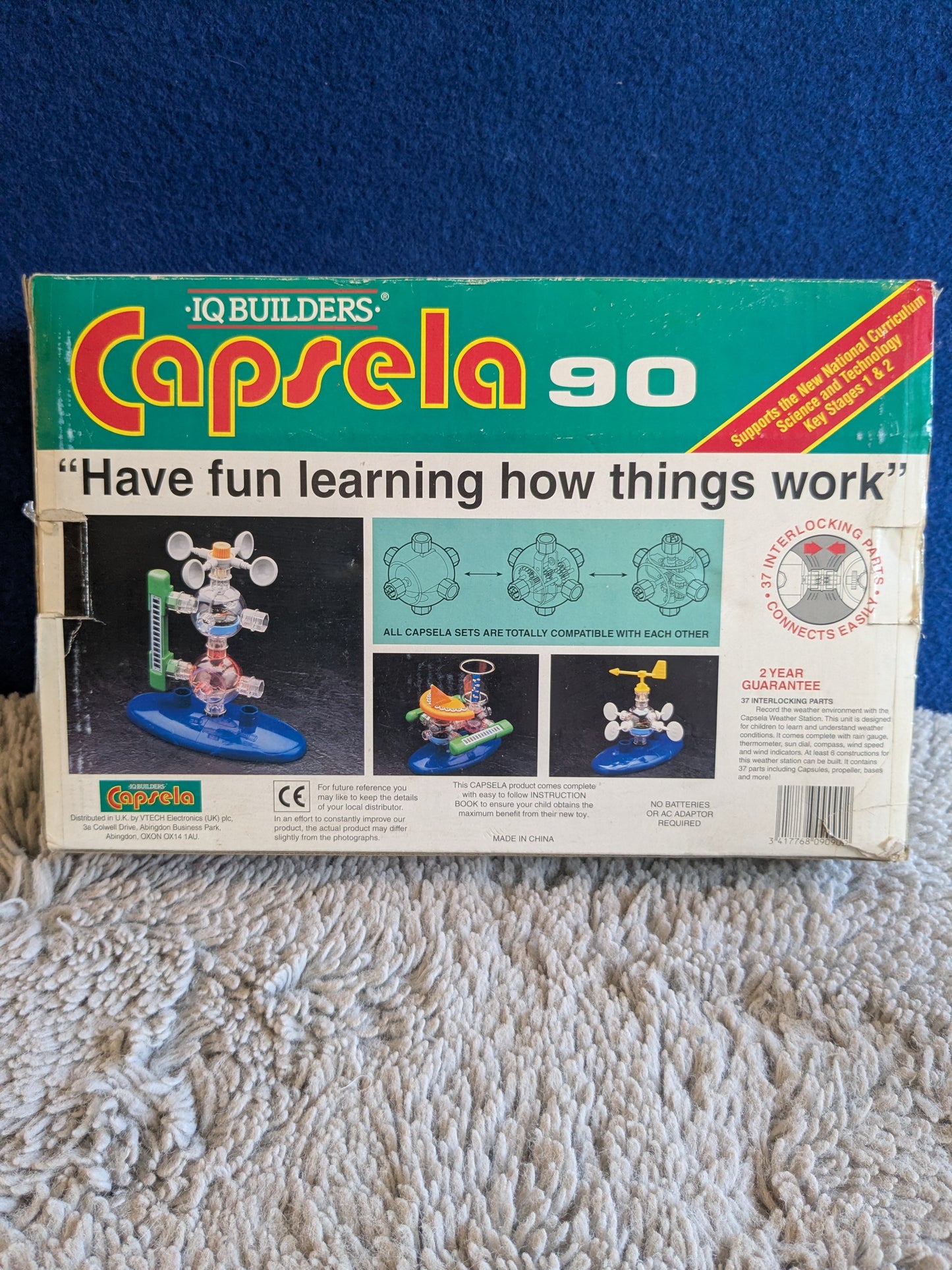 Capsela 80-9090 Weather Station Building Kit c.1990