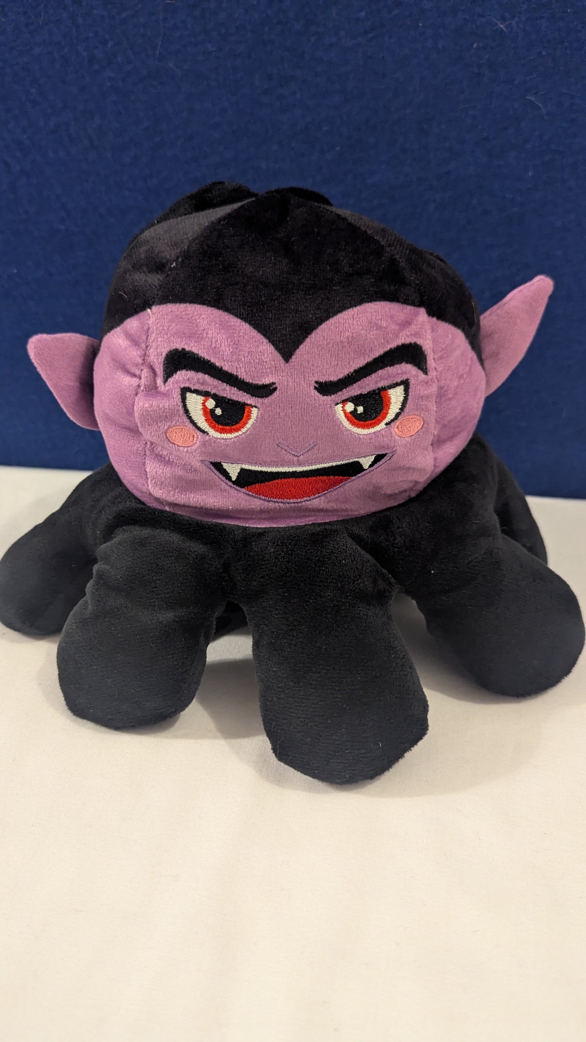 2 in 1 Reversible Octopus Sensory  Plush Vampire/Bat