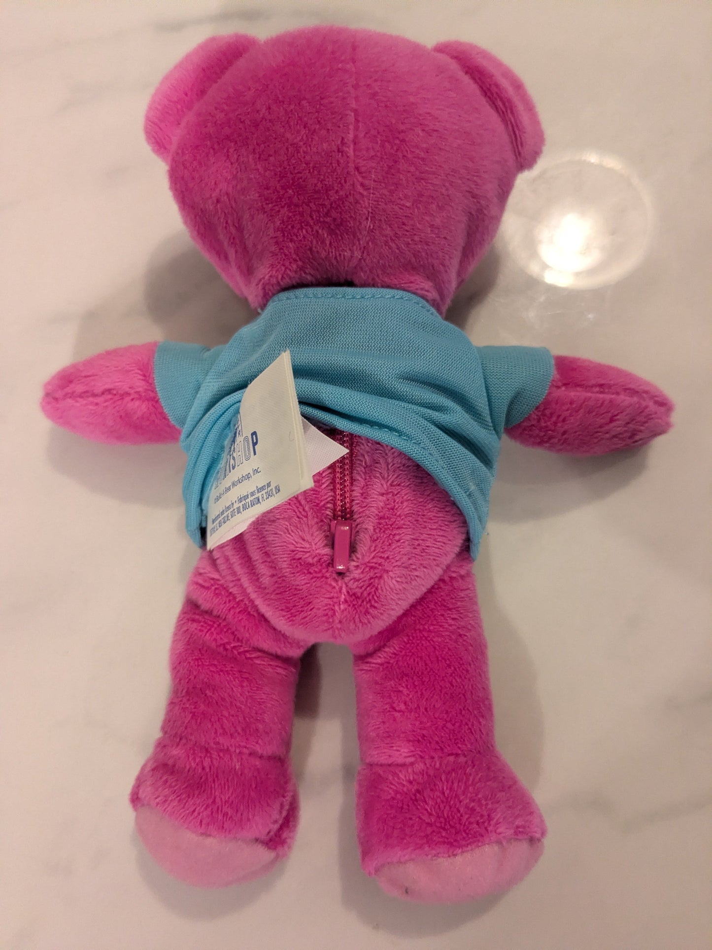 Mini Pink Bear With Zipper
