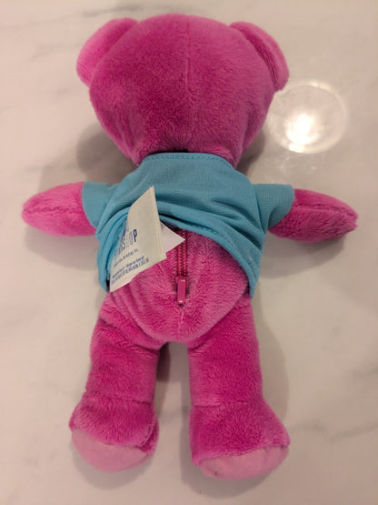 Mini Pink Bear With Zipper