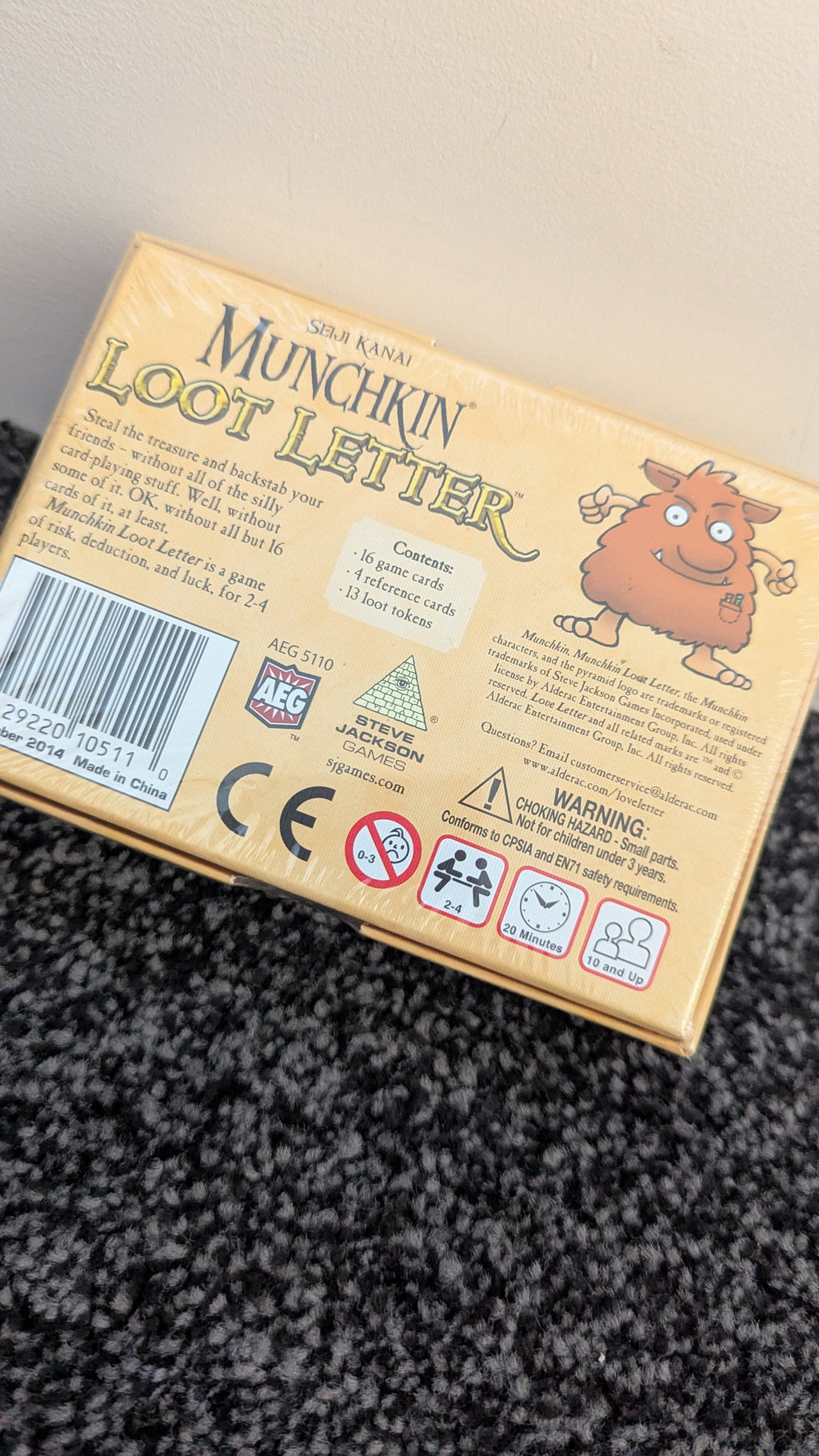 Munchkin Loot Letter Card Game