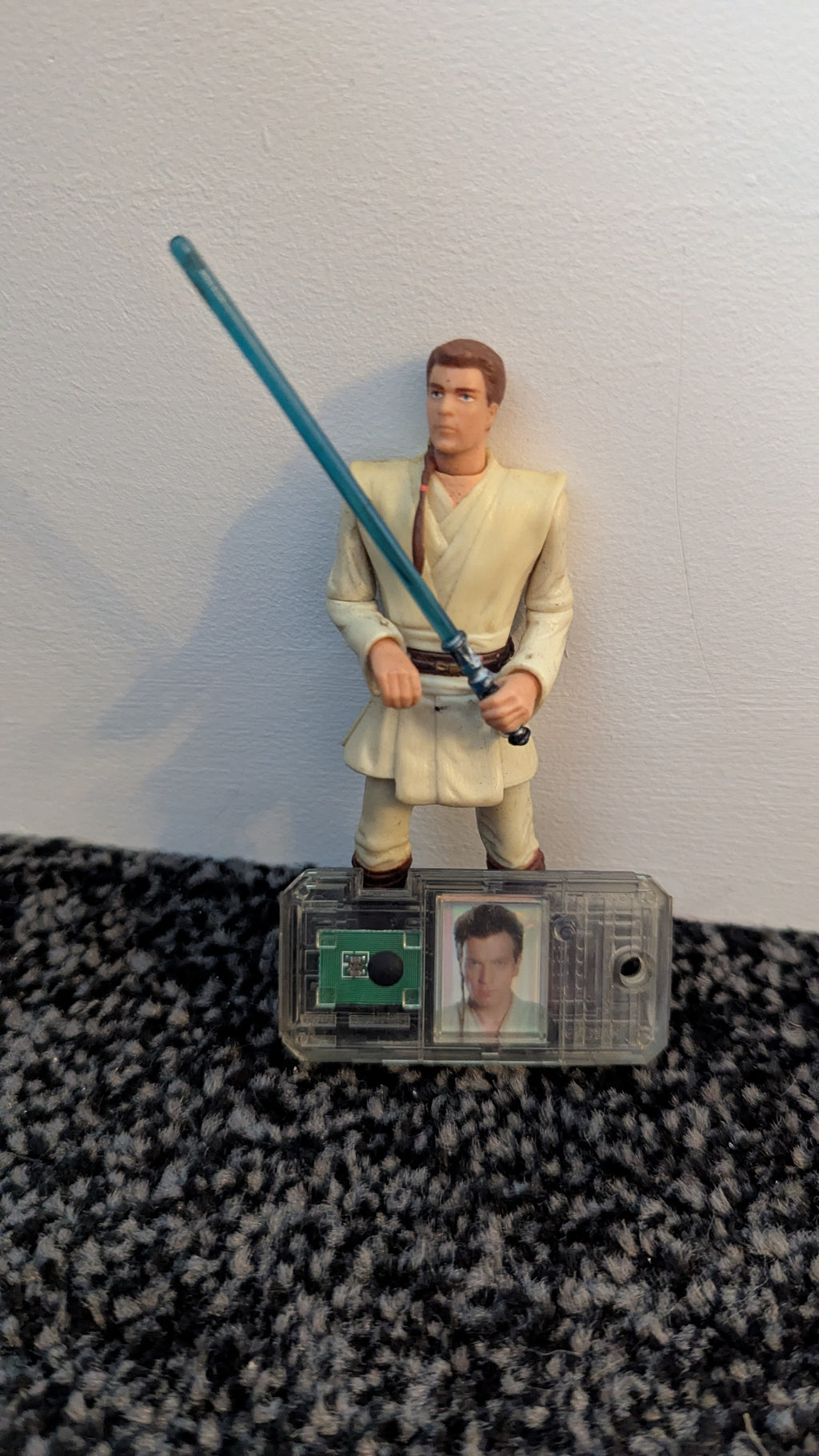 Star Wars Episode 1 Obi-Wan Kenobi (Jedi Duel) 3.5" Action Figure with CommTalk Chip