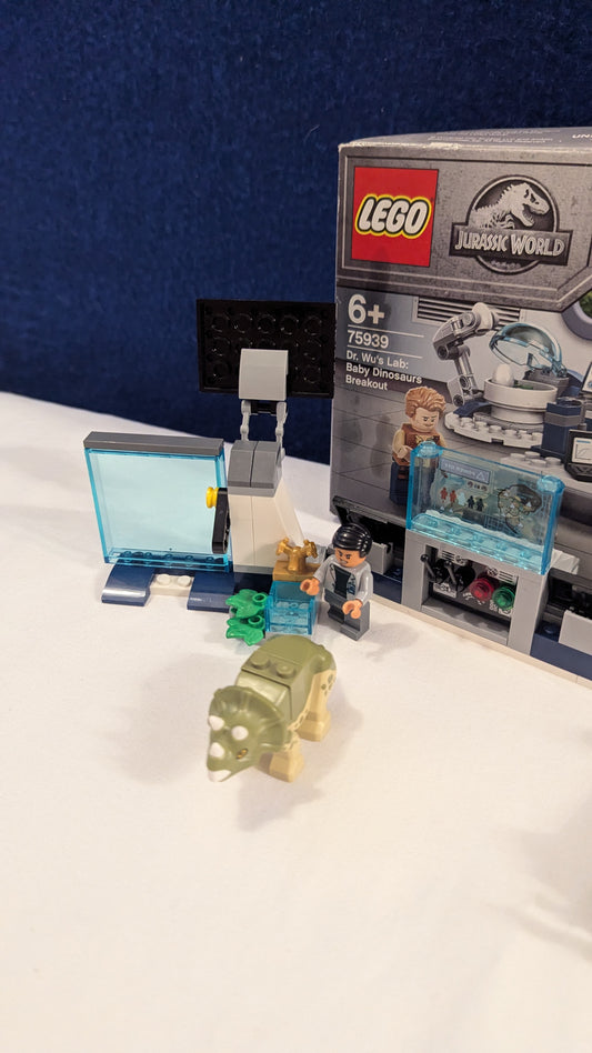 Lego Jurassic World 75939 Dr Wu's Lab: Baby Dinosaurs Breakout