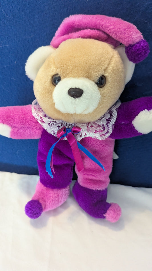 Jester Clown Teddy Bear c.1990