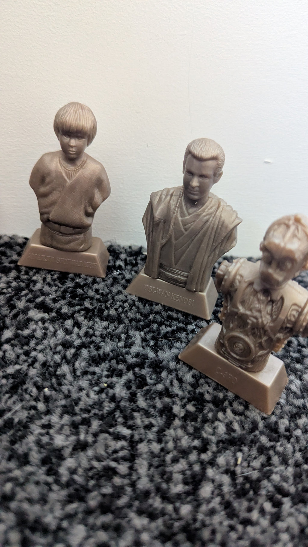 Vintage Kellogg's Star Wars Episode 1 Statuettes (Complete Set of 8)