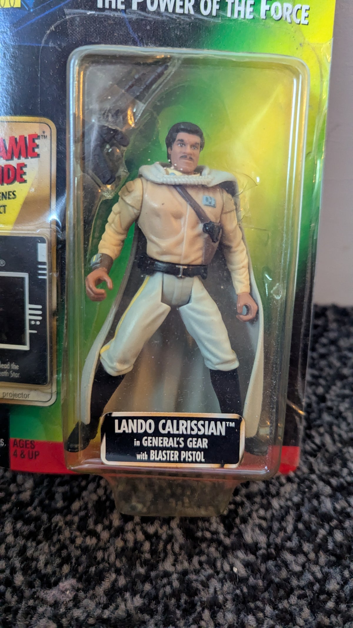 Star Wars: Power of the Force Lando Calrissian in General's Gear Action Figure