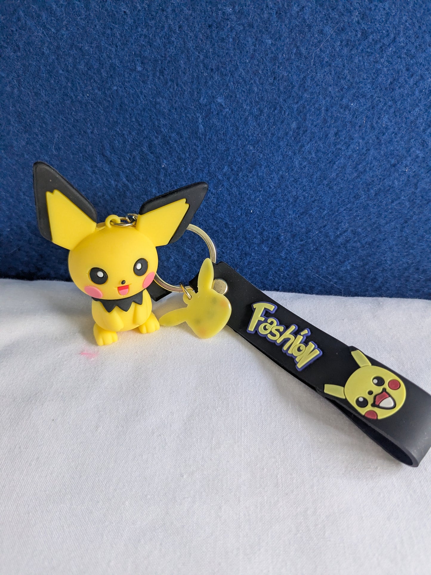 Chunky 3D Character Keyrings- Pokemon Pikachu