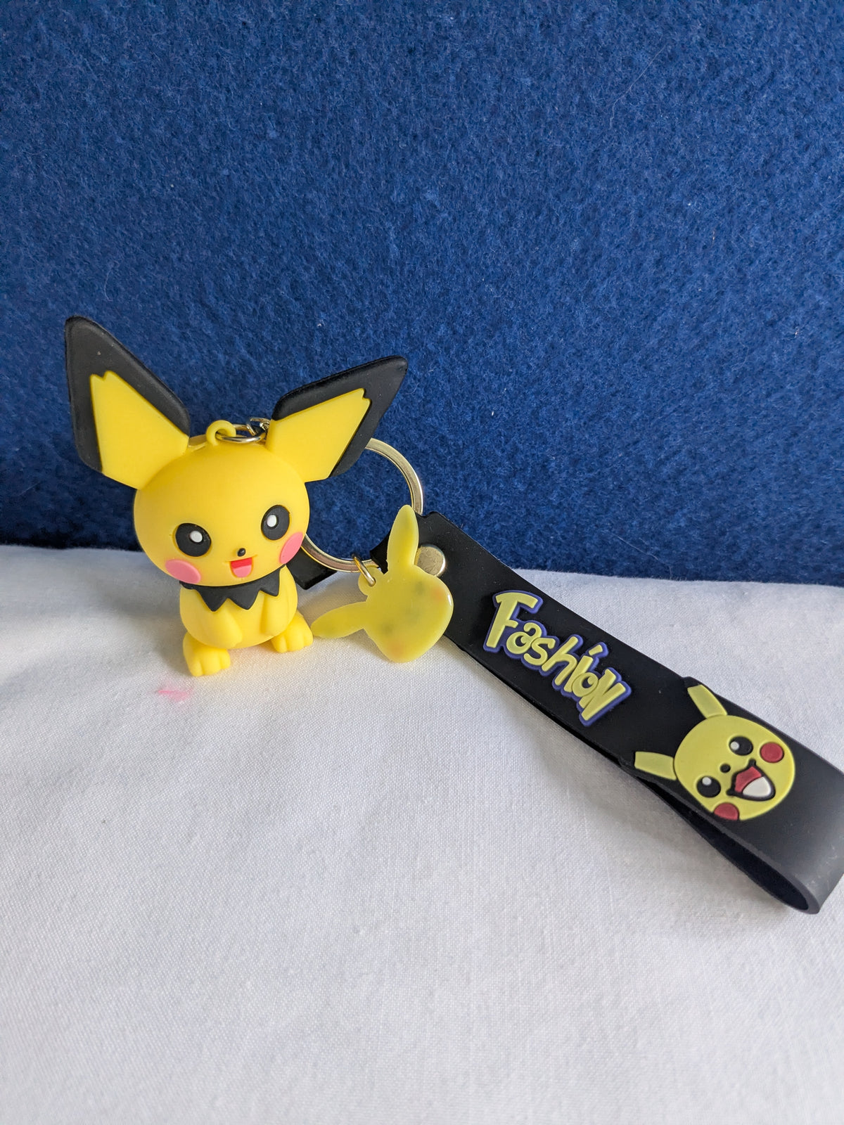 Chunky 3D Character Keyrings- Pokemon Pikachu