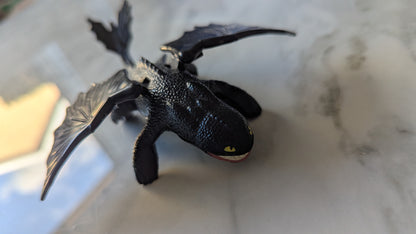 2010 Toothless Night Fury 6" McDonald's Action Figure 7 How To Train Your Dragon