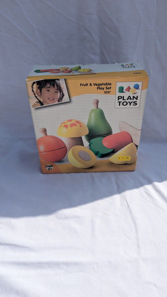 Wooden Fruit & Vegetable Play Set 5337
