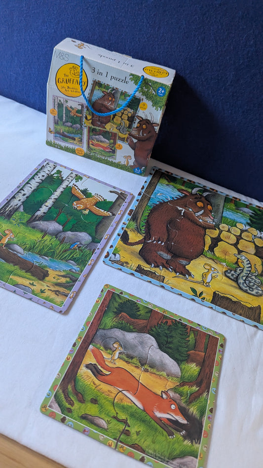 M&S The Gruffalo 3 in 1 Puzzle