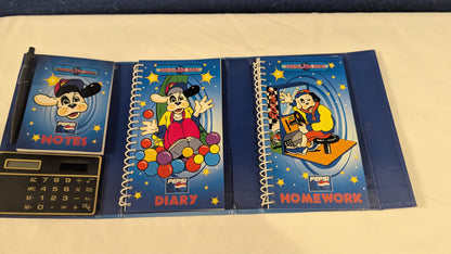 Vintage Pepsi Megabowl Organiser/Filofax c.1990