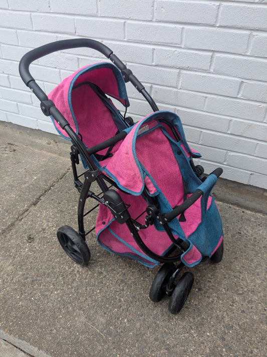 Smyths Toys Twin Dolls Pushchair