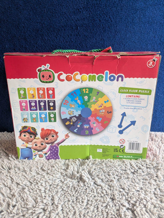 Cocomelon Clock Floor Puzzle