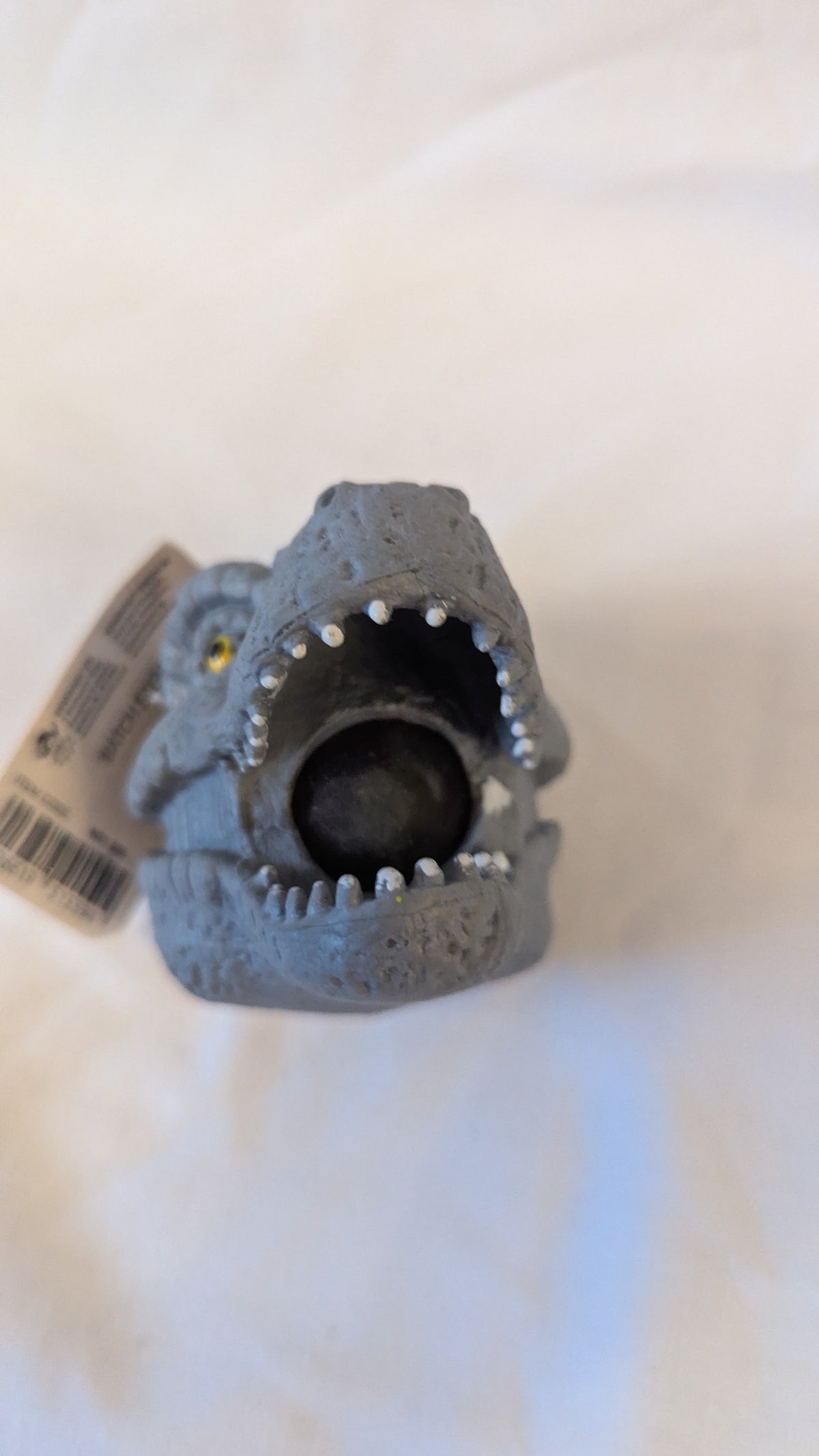 Grey Squishy Dinosaur Head