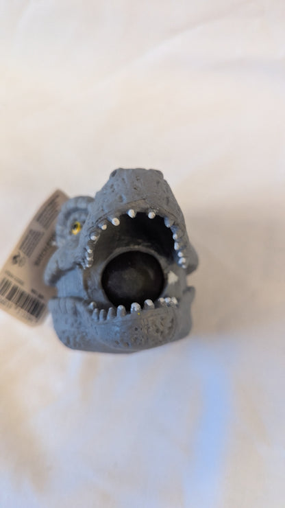 Grey Squishy Dinosaur Head
