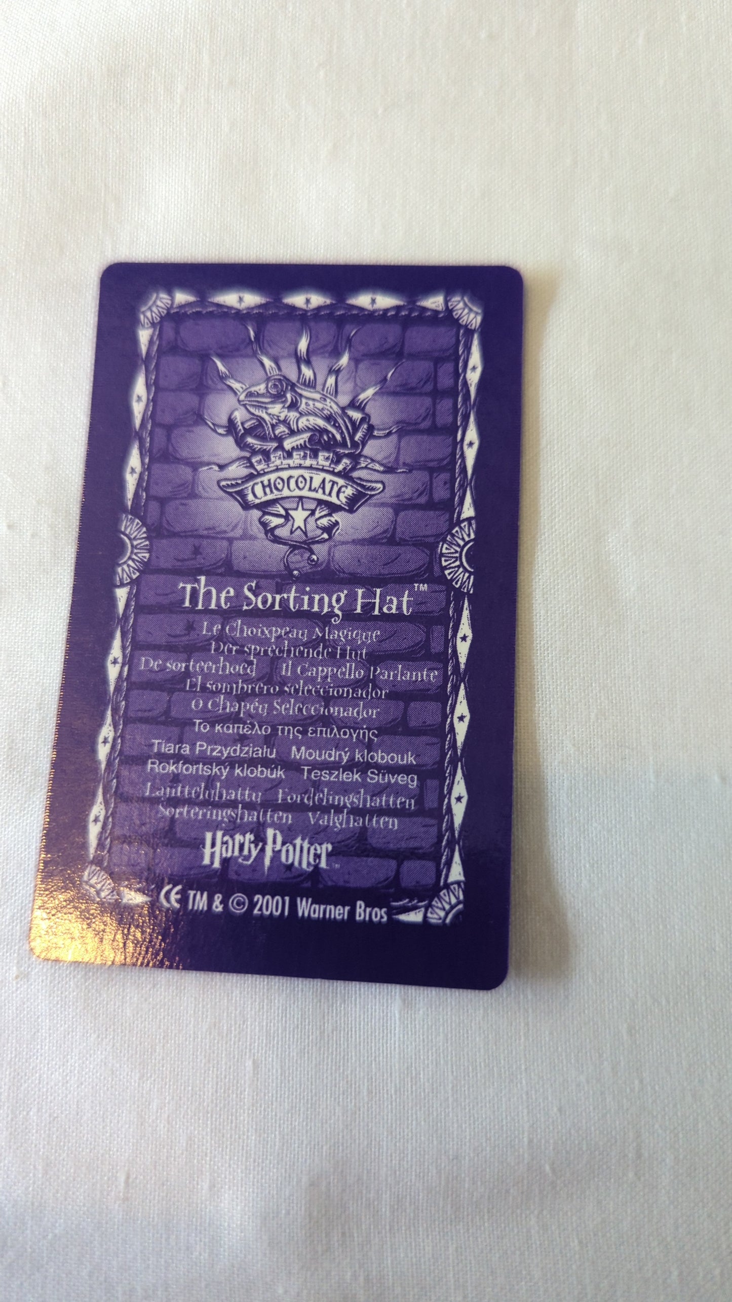 Harry Potter Chocolate Frog Cards