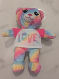 Mini Tie-Dye Pastel Bear With Zip
