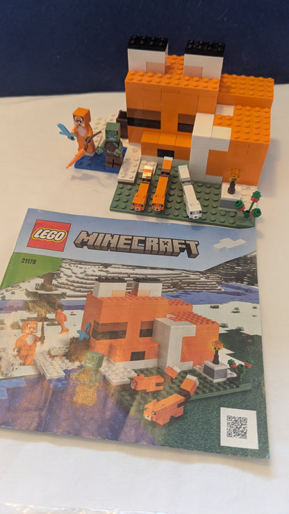 Lego Minecraft 21178 The Fox Lodge