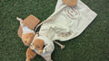Mon DouDou Plush Organic Bear Rattle & Sack