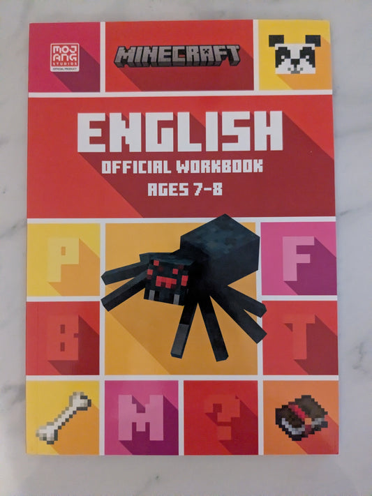 Minecraft English Official Workbook Ages 7-8